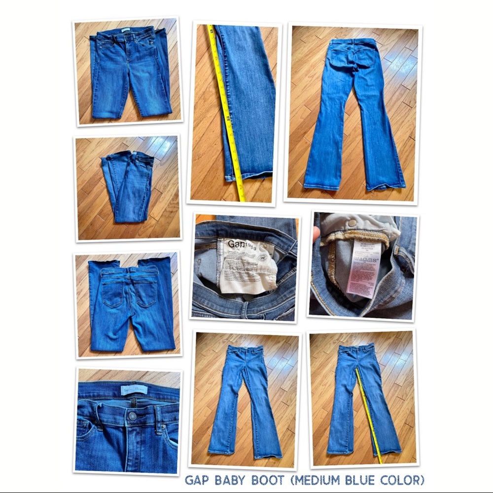 Gap • “Baby Boot” Jeans • Size 30 • Medium Blue